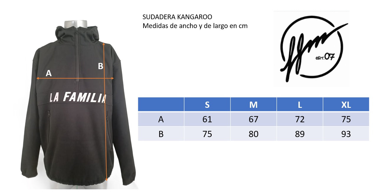 Sudadera Kangaroo repelente al agua
