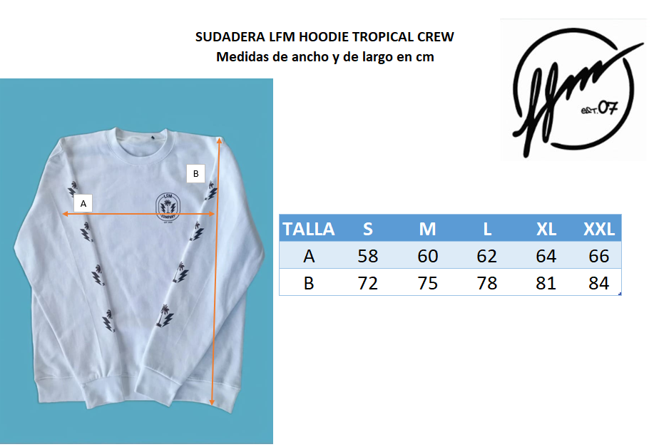 Sudadera LFM Hoodie Tropical Crew